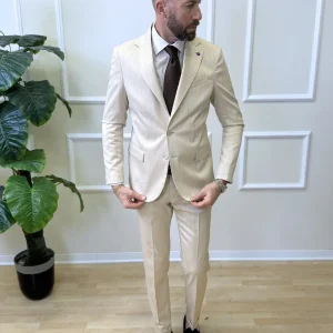 Abito Gessato  Saint Tropez Beige