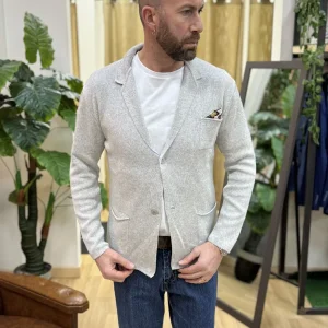 Cardigan/Giacca Cotone Grigio