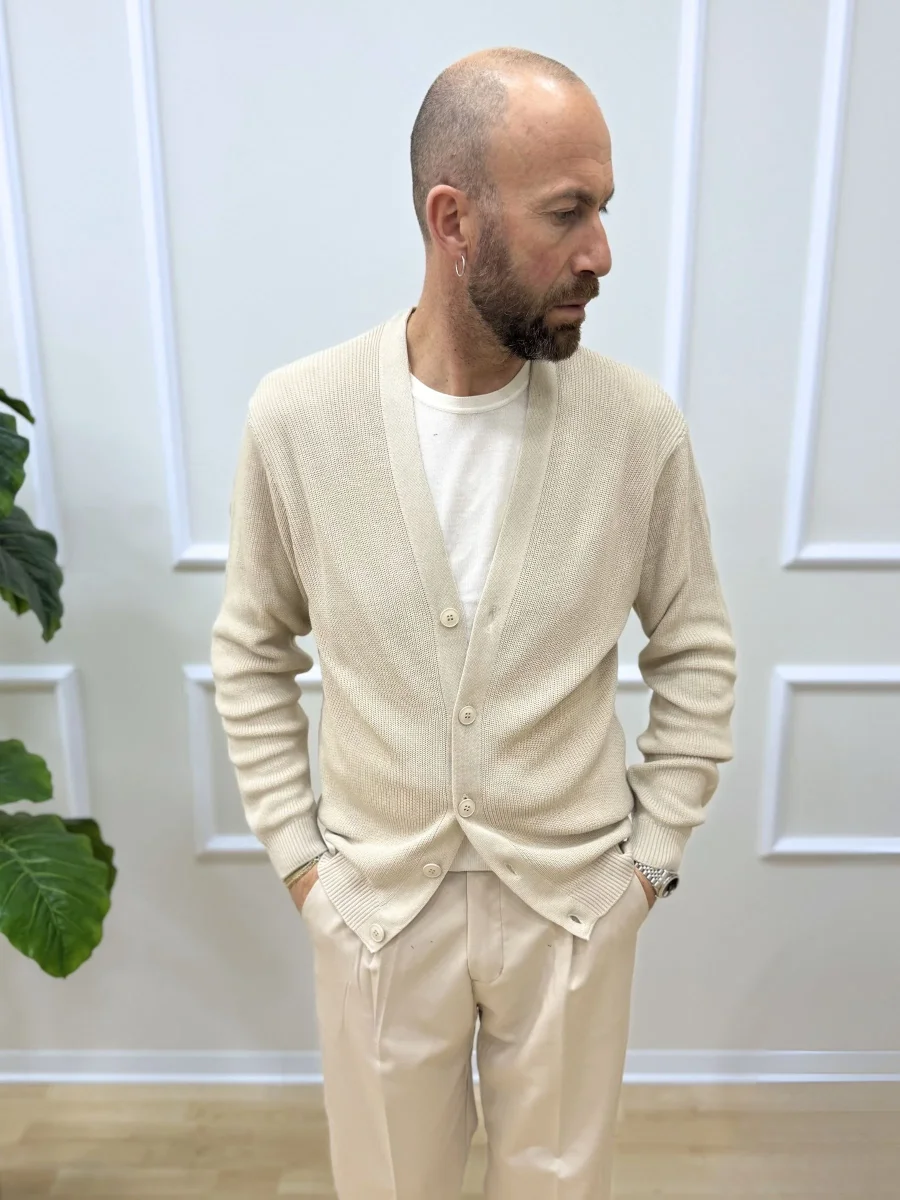 Cardigan BlackSunday 2.0 Beige - immagine 2