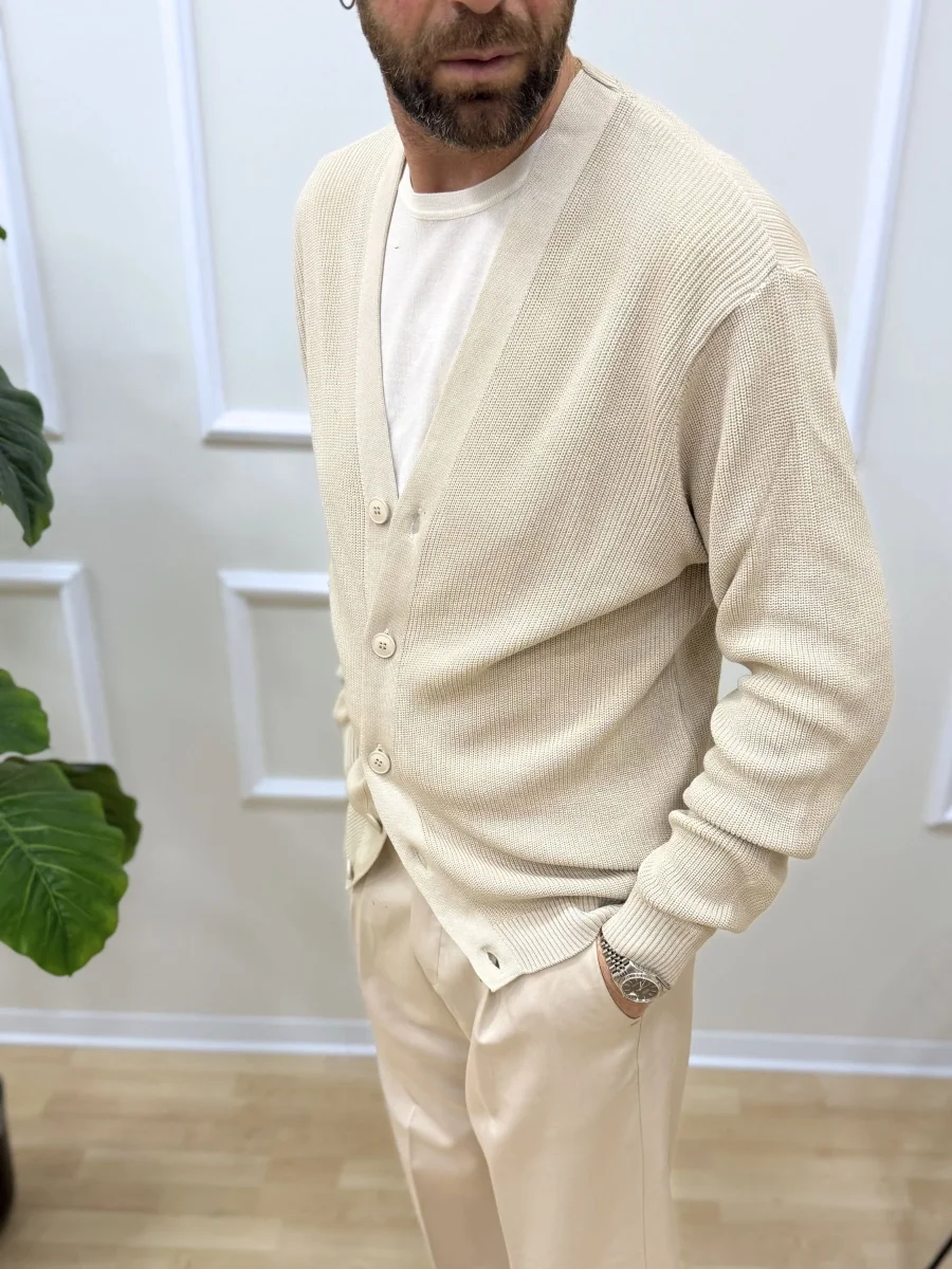 Cardigan BlackSunday 2.0 Beige - immagine 4