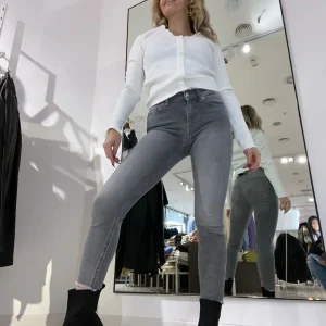 Jeans donna skinny medium grey