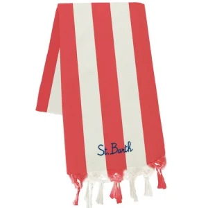 Ultra Light Beach Towel With Fringe Vertical Biglig 0141