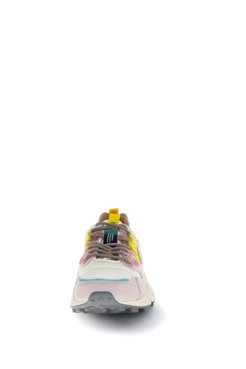 Sneaker Yamano 3 Woman Suede/nylon Light Pink-offwhite-pink Grigio - immagine 7