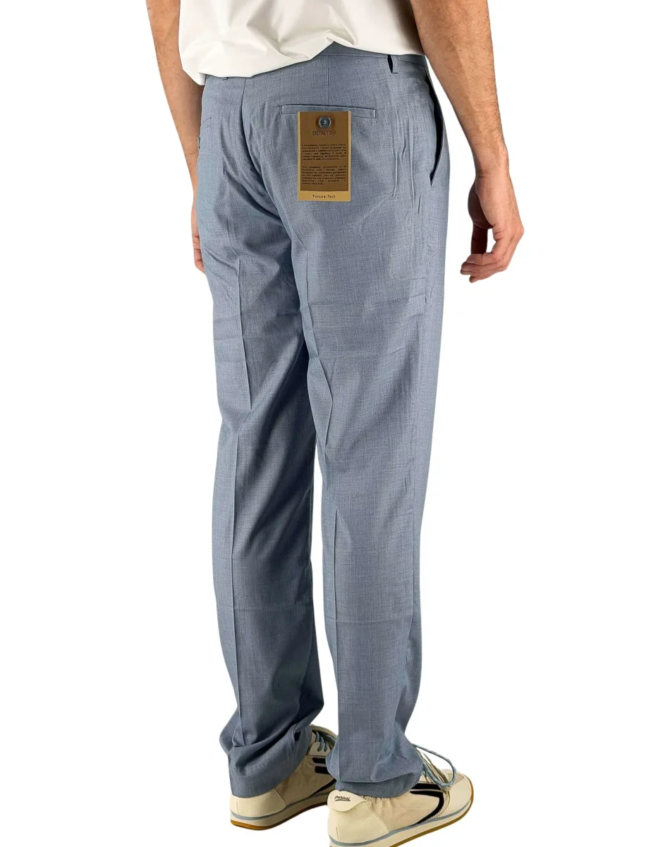 34"trouser Tailoring Alabastro Azzurro - immagine 3