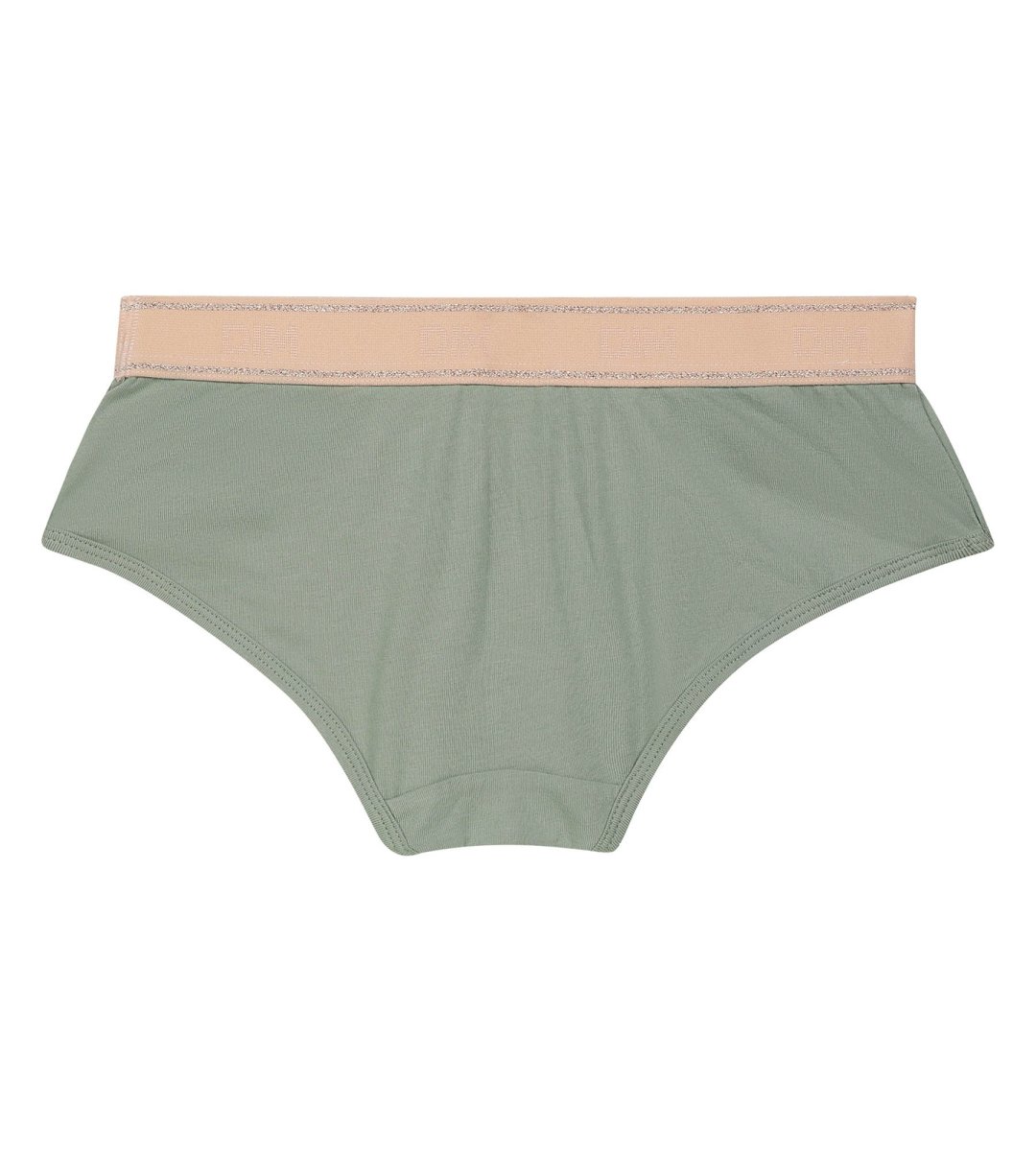 Shorty da bambina in verde salvia e rosa Dim Sport - immagine 3