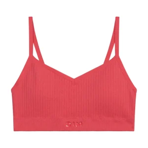 Reggiseno da bambina rosa in microfibra senza cuciture con schiume rimovibili Dim