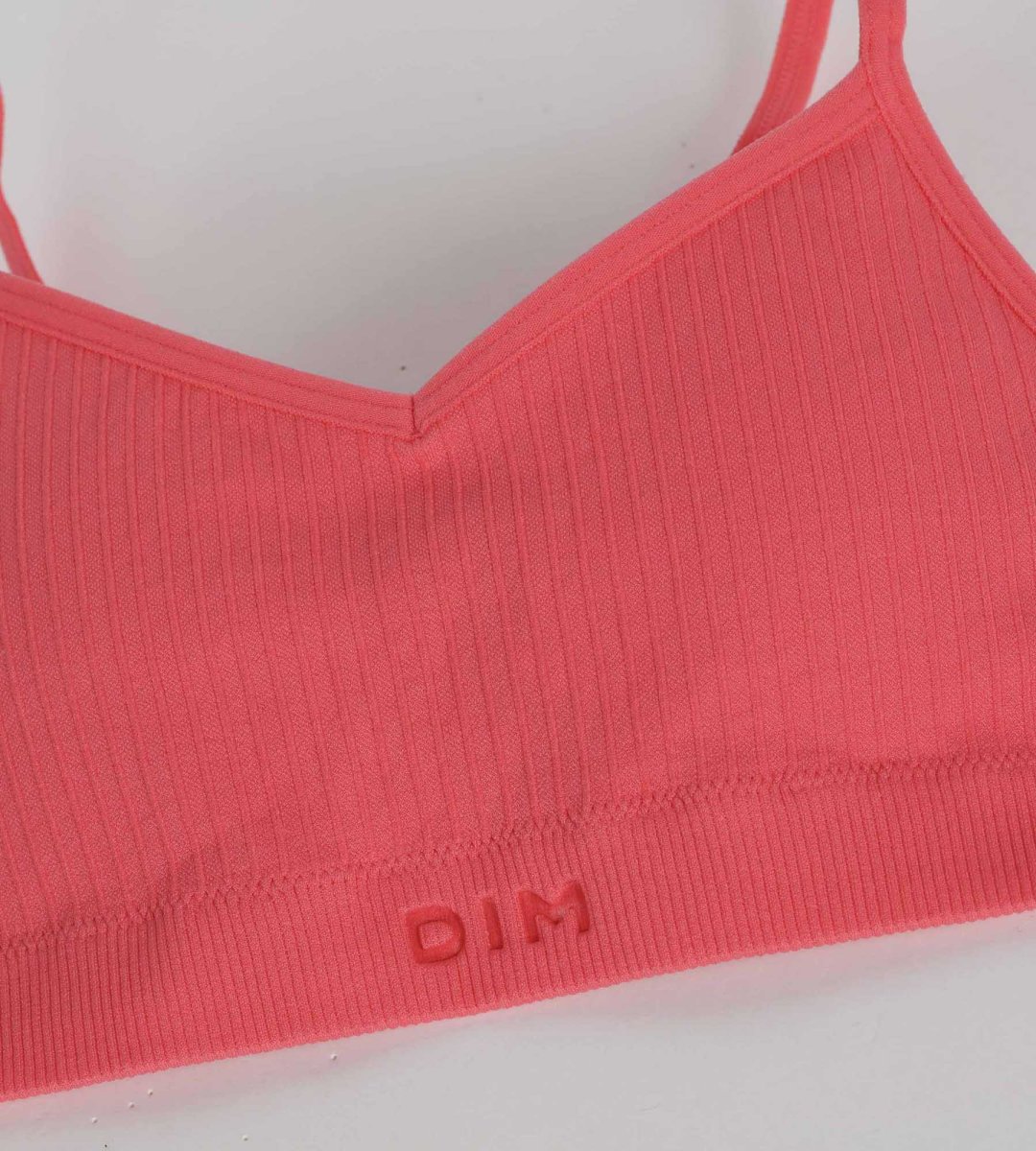 Reggiseno da bambina rosa in microfibra senza cuciture con schiume rimovibili Dim - immagine 4