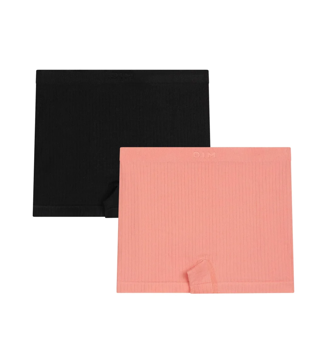 Pacco da 2 boxer senza cuciture in microfibra per bambina Nero Corallo Dim - immagine 2
