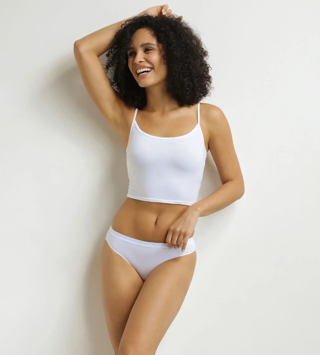 Pacco da 3 slip Donna Viola, Bianco Les Pockets Ecodim - immagine 4