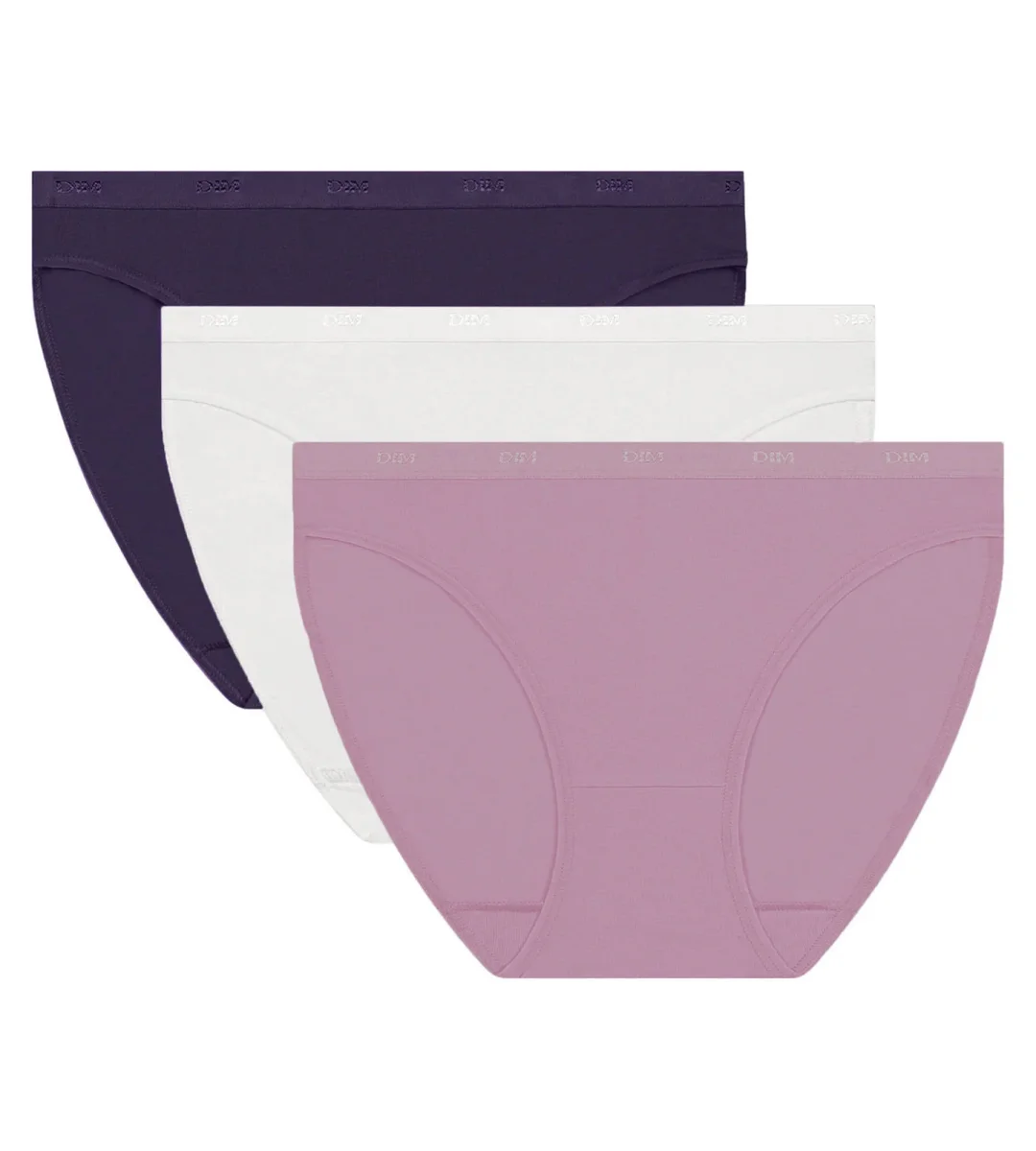 Pacco da 3 slip Donna Viola, Bianco Les Pockets Ecodim - immagine 6