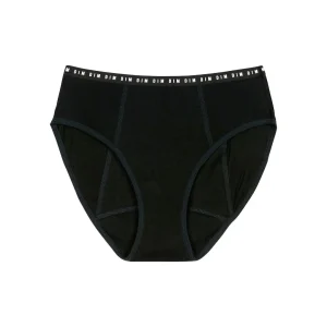 Slip da ciclo per bambina in cotone bio Flux Medium Nero My Protect