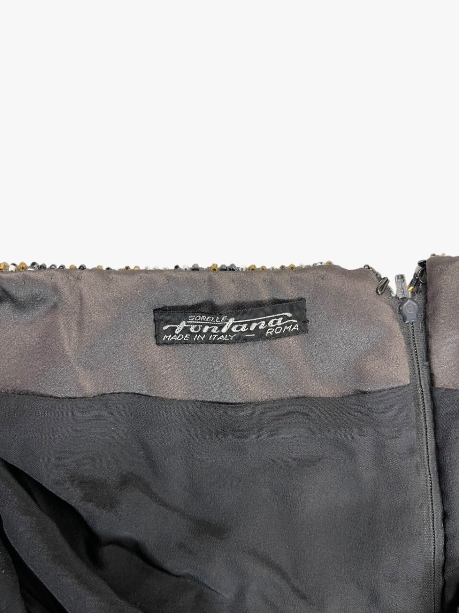 SORELLE FONTANA – PANTALONE PALAZZO CON LAVORAZIONE CANNNUCCE - immagine 8