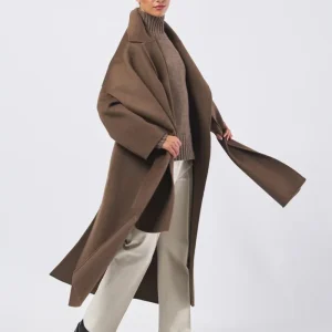 Cappotto a Vestaglia Cuore Pura Lana Vergine