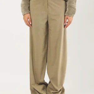 Pantaloni Palazzo Nabucco Livia Effetto Suede