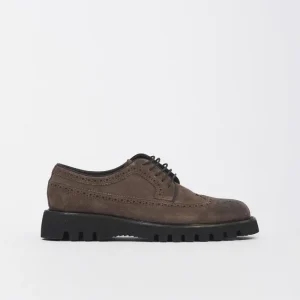 Stringate Casual Bastia Camoscio Grigio Selce