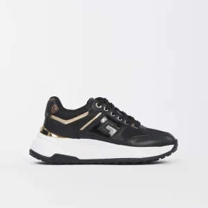 Sneaker Donna Fonzi con Platform e Inserti Laminati