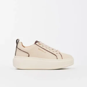 Sneaker Donna Stone High Laminata Bronzo